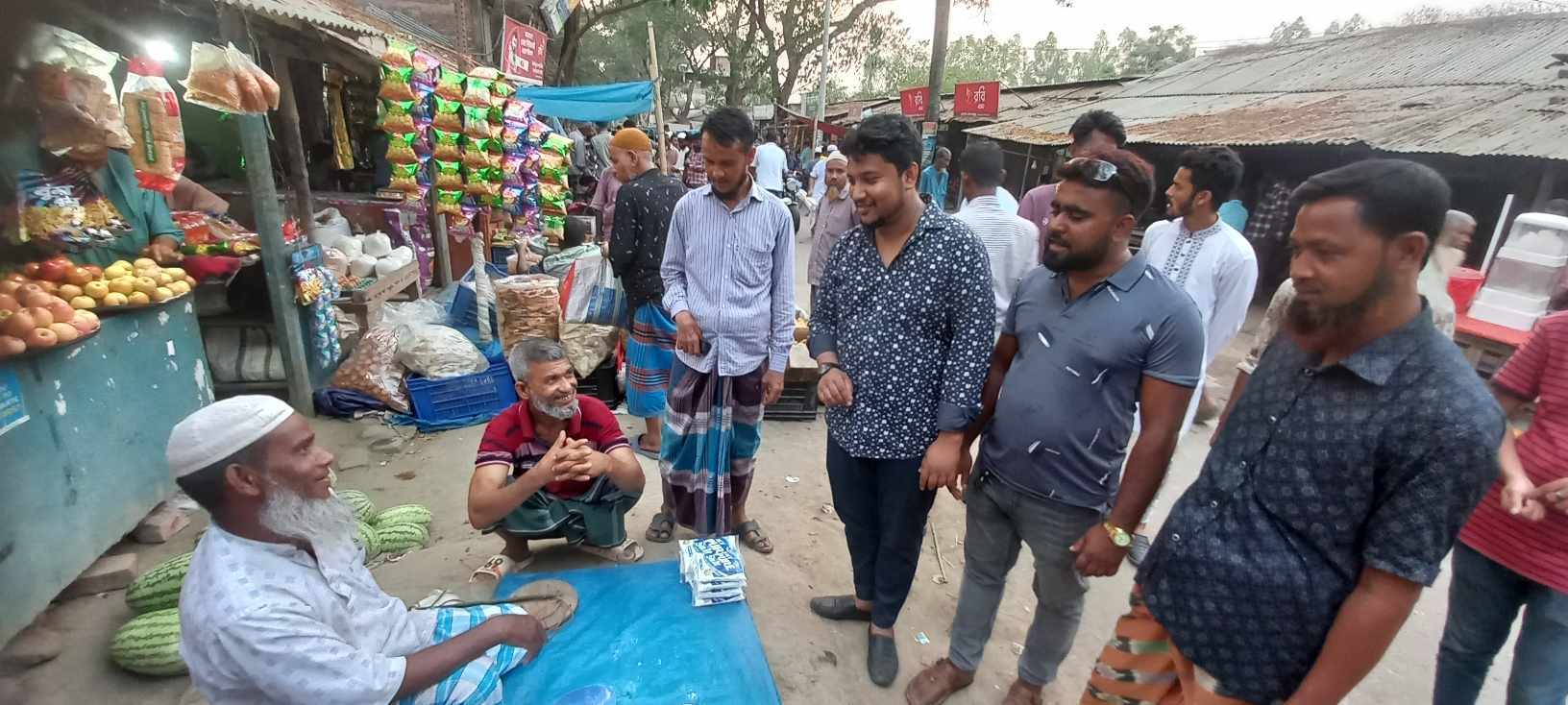 নন্দীগ্রাম উপজেলার নির্বাচন ভাইস চেয়ারম্যান পদপ্রার্থী শুভ আহম্মেদ ব্যাপক গণসংযোগ