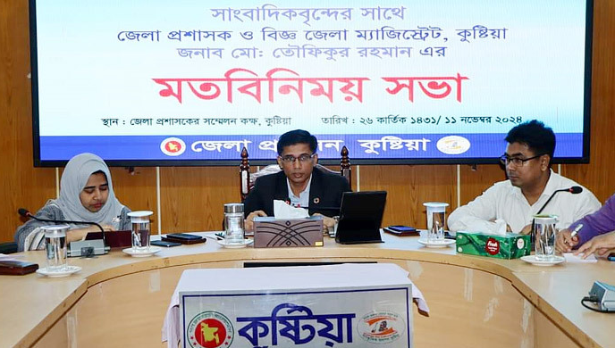 কুষ্টিয়ায় সিন্ডিকেটের শিকড় উপড়ে ফেলা হবে: নবাগত ডিসি