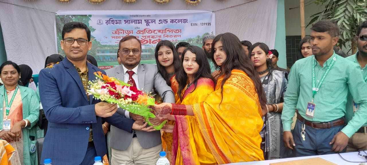 বকশীগঞ্জের রহিমা সালাম স্কুল অ্যান্ড কলেজের বার্ষিক ক্রীড়া প্রতিযোগিতা অনুষ্ঠিত হয়েছে